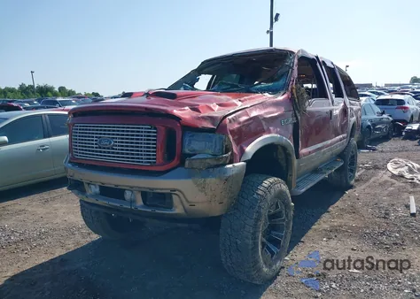 2003 Ford Excursion Eddie Bauer from USA, damaged, VIN 1FMSU45FX3EA28649